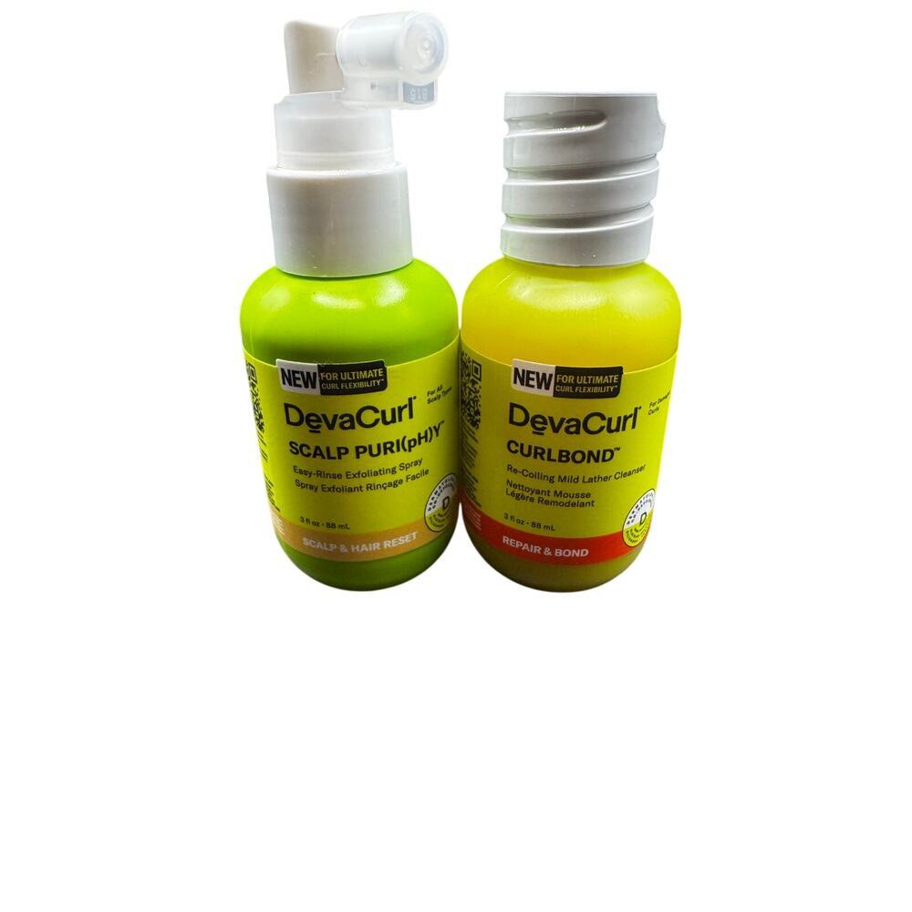 NWT Devacurl Scalp Purity Easy Rinse Exfoliating Spray Scalp & Hair Reset 3oz